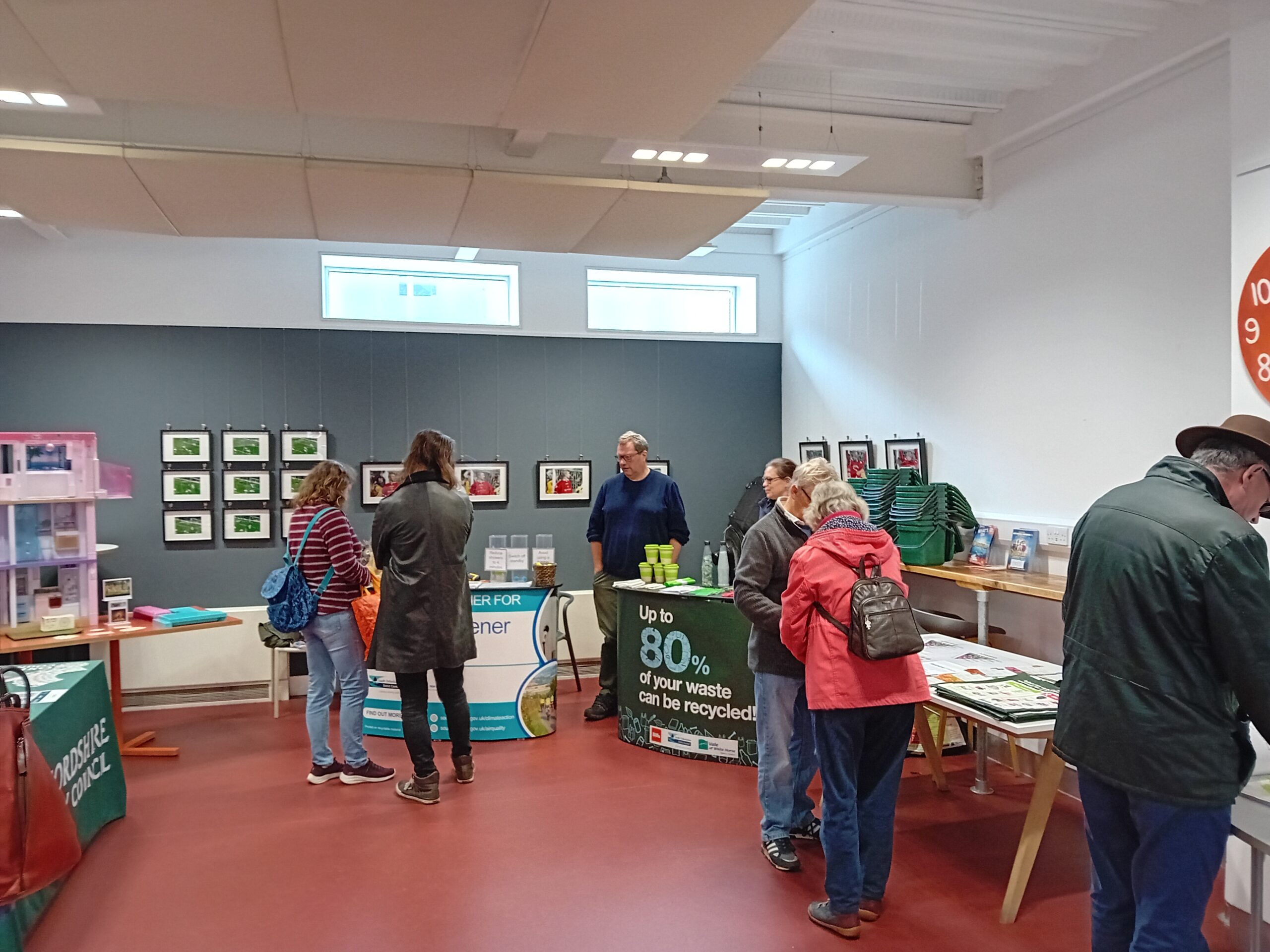 People at Cornerstone Eco Fair