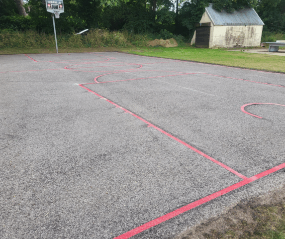 Dorchester Parish Council basketball court