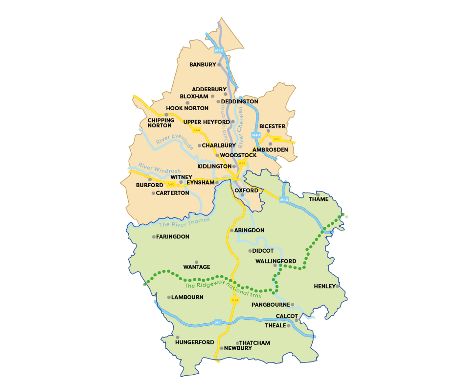 image of the map of the proposed new councils, including towns