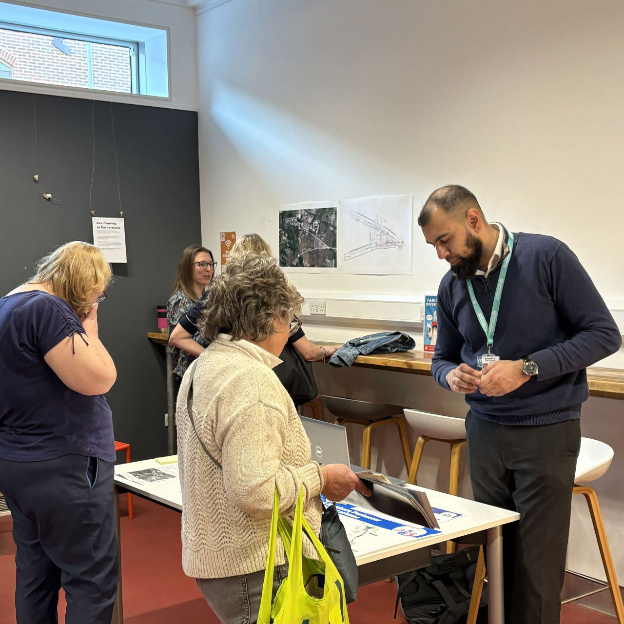More than 200 residents, community groups and local partners attended the Didcot community event held at Cornerstone Arts Centre on 18 March, where members of the Didcot Garden Town team, alongside other council representatives and local organisations shared updates on key projects and plans for the area.  