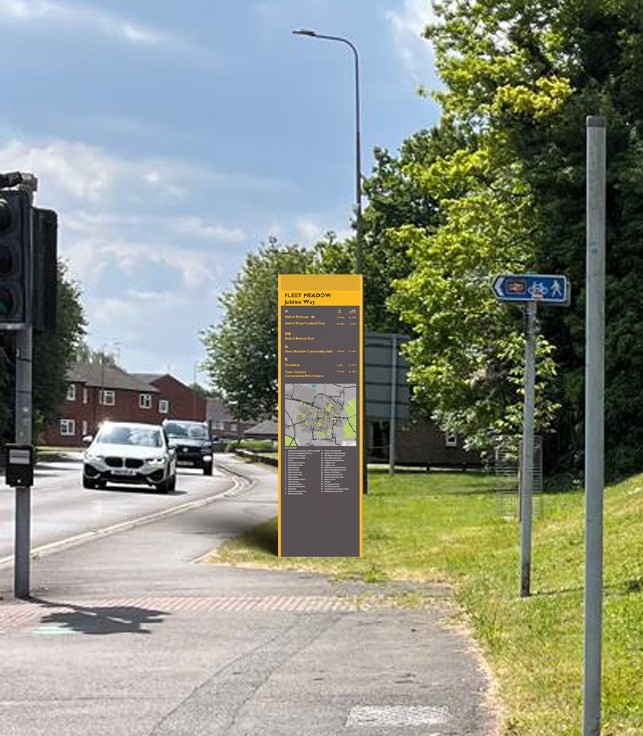 New signage to boost walking, cycling and connectivity across Didcot 