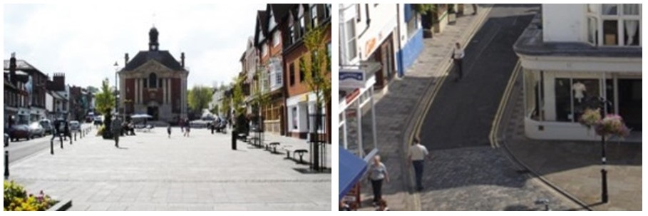 Pictures of Henley-On-Thames and Thame Public Spaces.